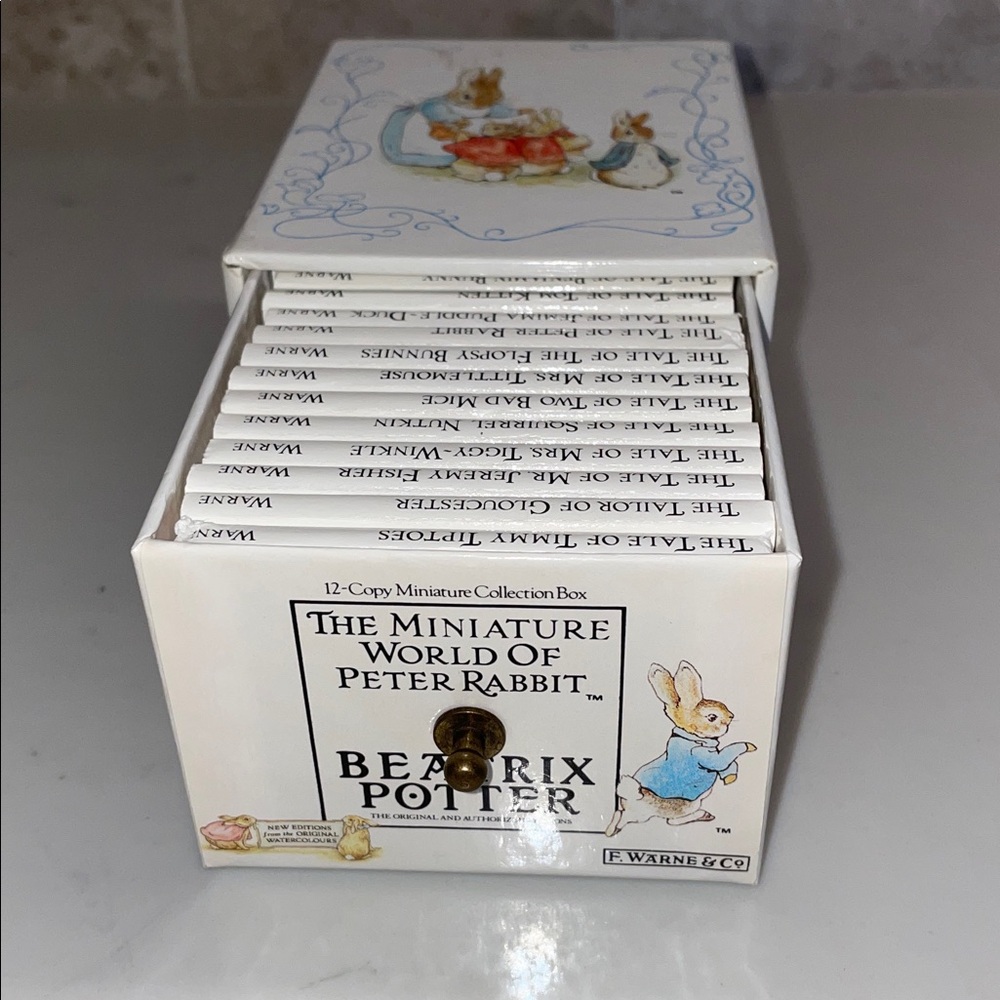 Beatrix Potter The Miniature World of Peter Rabbit 12 Book Box Collection 1989 - Picture 2 of 12